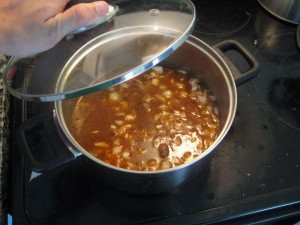 goulash simmering