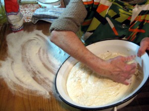 dough scooping