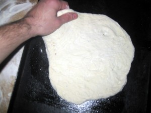on baking pan