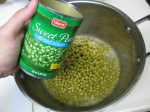 can of peas