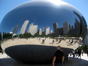 Chicago bean cloud gate