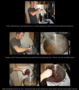 making cherry ale