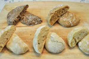 bread from rye whole wheat unbleached wondra flour
