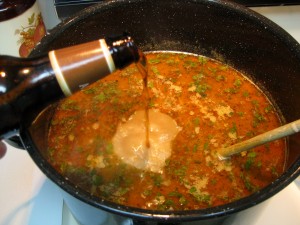 beer used in cooking