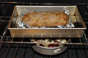 unwrapped meat roll