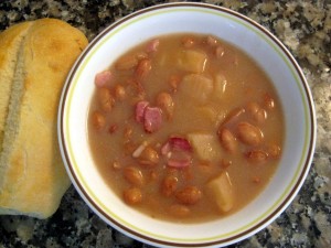 sour bean soup (fazulova polievka)