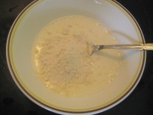 sour cream mixture