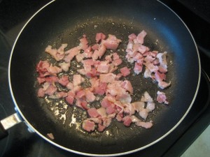 fried bacon