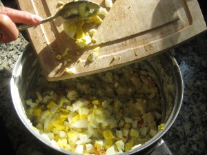 Slovak potato salad