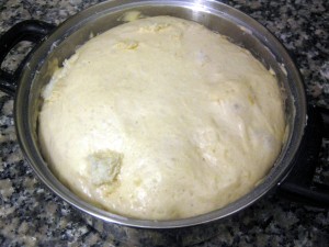 risen dough