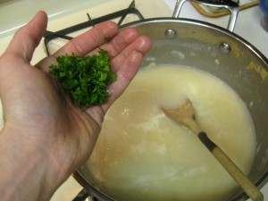 parsley handful