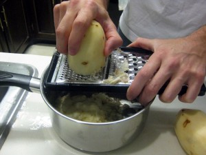 shredded potatoes