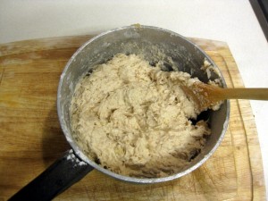 halusky (potato dumplings) dough