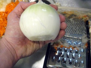 shredded onions