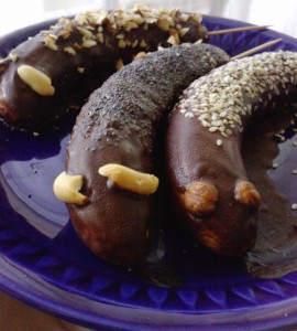 chocolate covered bananas