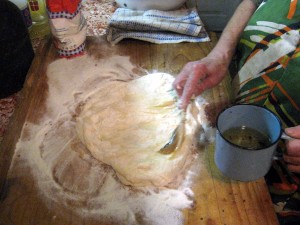 dough greasing