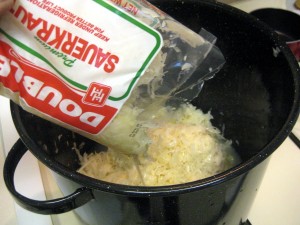 add sauerkraut