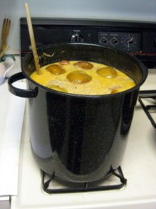 soup in a pot