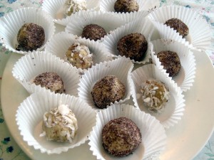 various rum balls