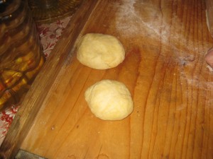 finished dough for noodles