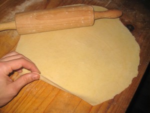 final dough is 1 mm thick