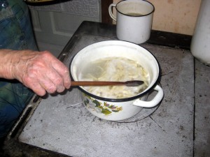 cooking noodles