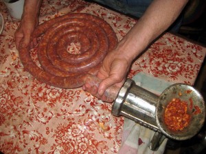 making sausage