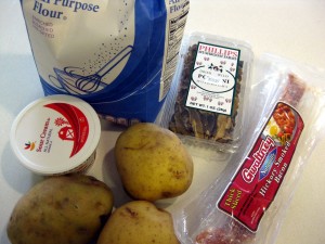 ingredients for mushroom soup