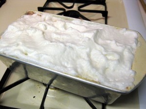 whipped egg whites before baking