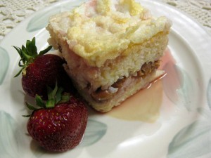 ryzovy nakyp, Slovak rice pudding cake