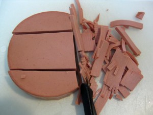 sliced bologna