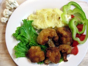 fried cauliflower