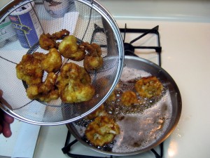 cauliflower frying