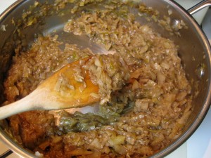 stewed cabbage with sugar and cinnamon