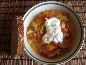 leco slovak vegetable stew