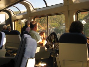 amtrak observation car