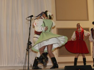 Slovak folk dancers