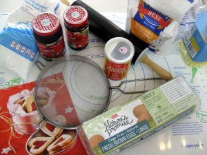 ingredients for Slovak Christmas cookies