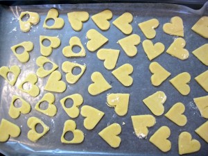 baking shortbread cookies