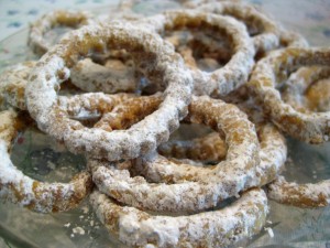 Slovak and Czech Christmas sugar rings