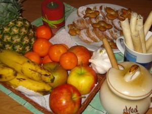 Slovak Christmas table