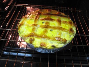 baked Christmas eve cake