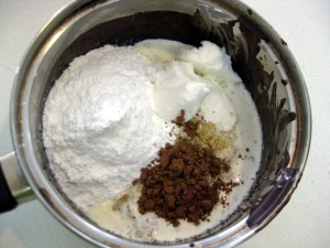 ingredients for ganache