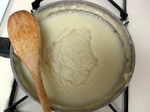 cooked fucka potato porridge