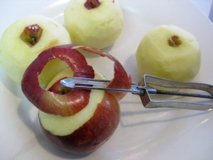 how to peel apples