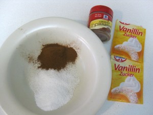 cinnamon sugar coating