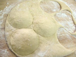 dough filled with jam