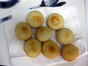 donuts after frying