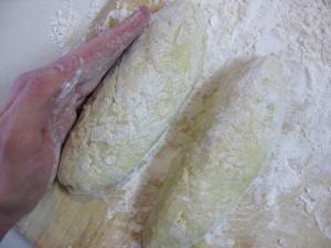 potato dumpling knedla before cooking