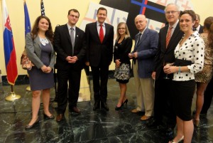 Slovak interior minister Daniel Lipsic at Slovak Embassy